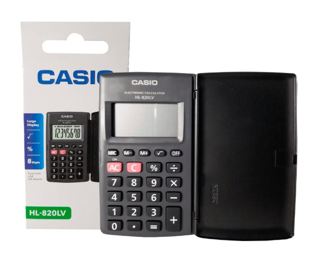 Calculadora Casio HL-820LV-BK, Casio