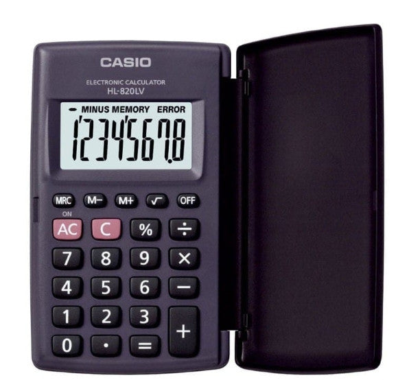 Calculadora Casio HL-820LV-BK, Casio