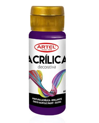 Pintura acrilica 60ml, Artel