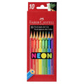 LAPICES DE COLORES X10 COLORES NEON FABER CASTELL
