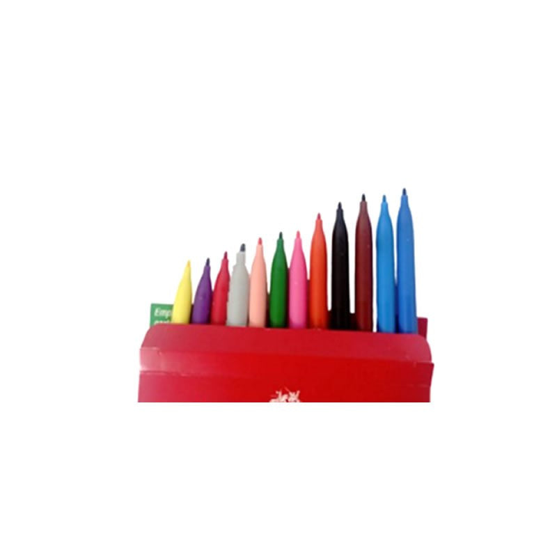 MARCADORES 12 COLORES FABER CASTELL LAVABLES