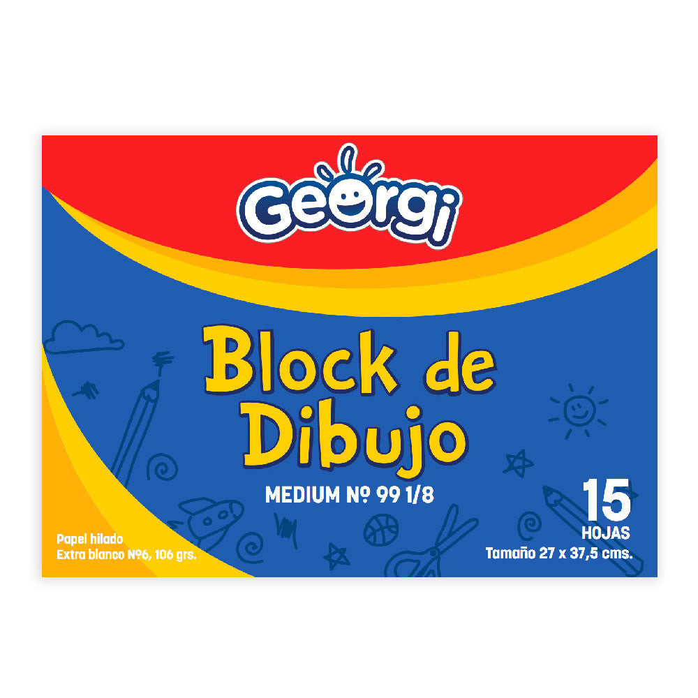 BLOCK DE DIBUJO  GEORGI N°99 1/8