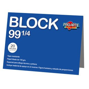 BLOCK 99 1/4 20 HOJAS PROARTE