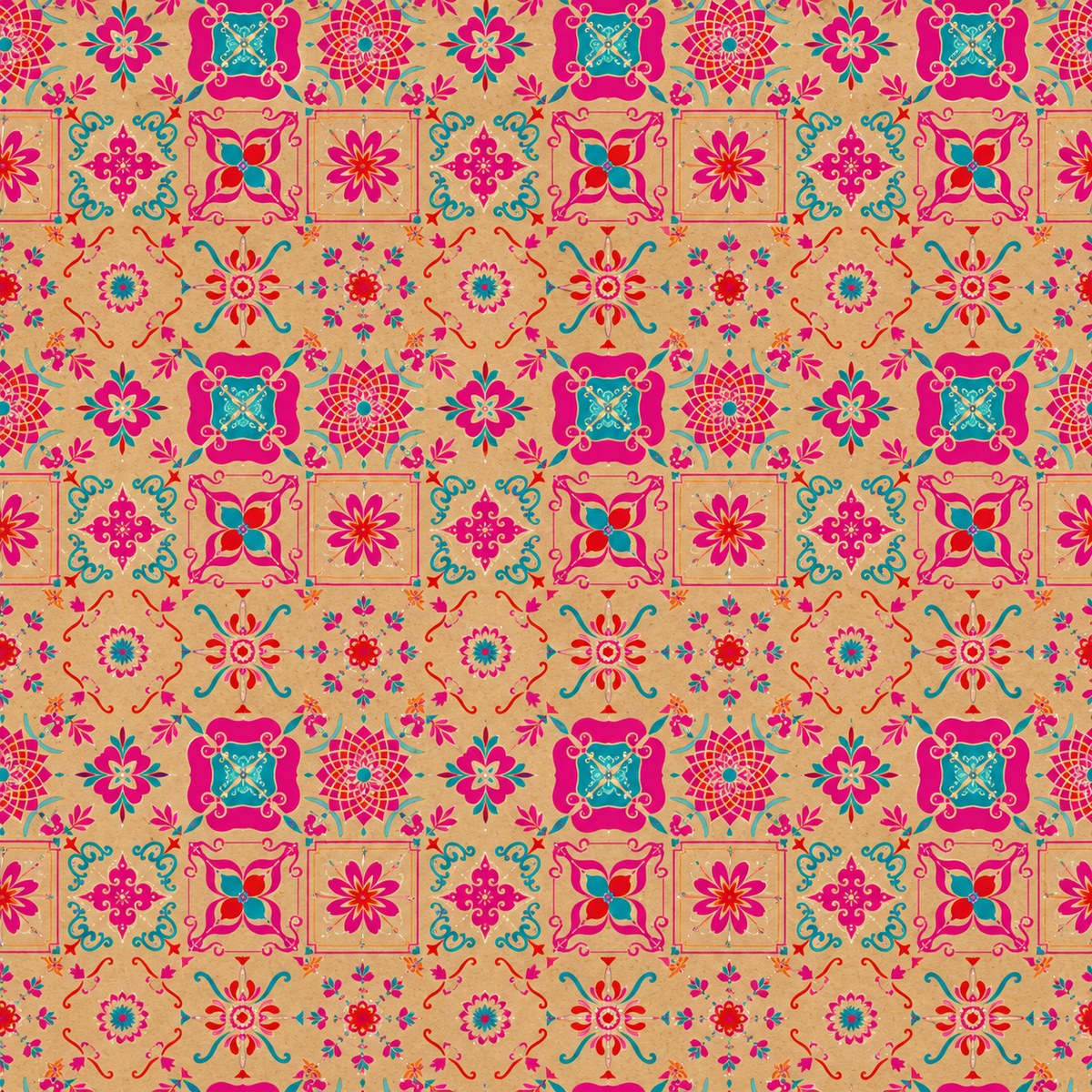 Papel Kraft Decorativo con Diseños - Art & Craf