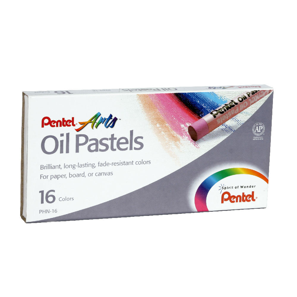 CRAYONES OLEO PASTEL 16COLORES, PENTEL