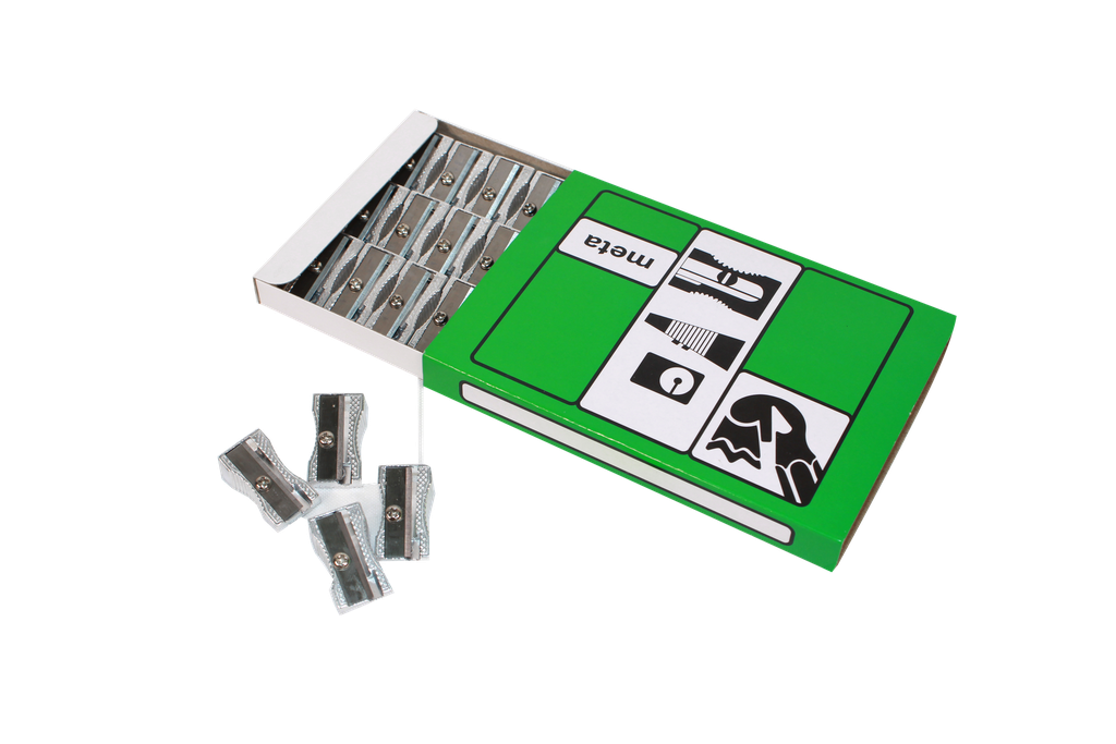 SACAPUNTAS METALICO X12UNIDADES