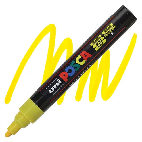 MARCADOR AMARILLO UNI-POSCA PC-5M