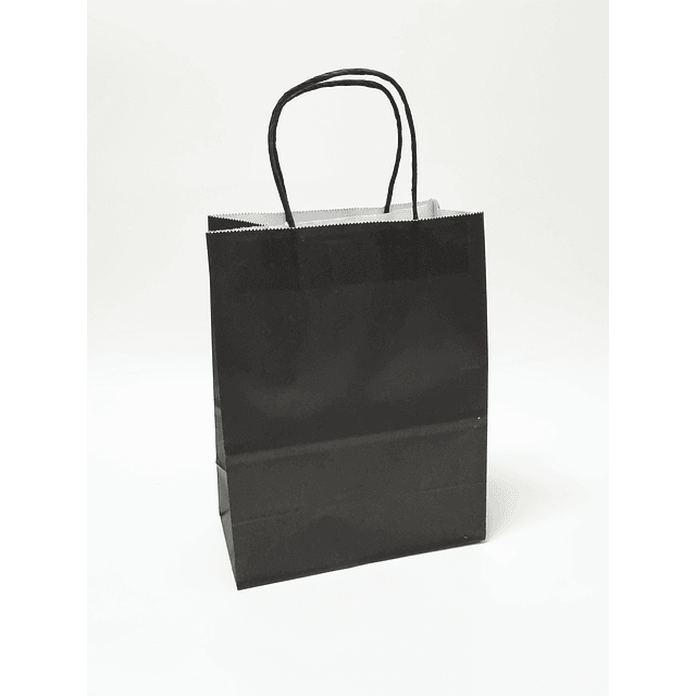 BOLSA DE REGALO KRAFT 12UNI NEGRO