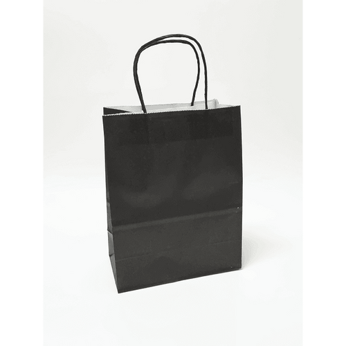 BOLSA DE REGALO KRAFT 12UNI NEGRO