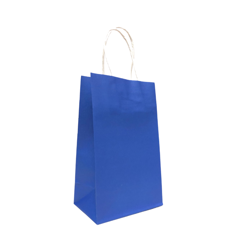 BOLSA DE REGALO KRAFT 12UNI AZUL