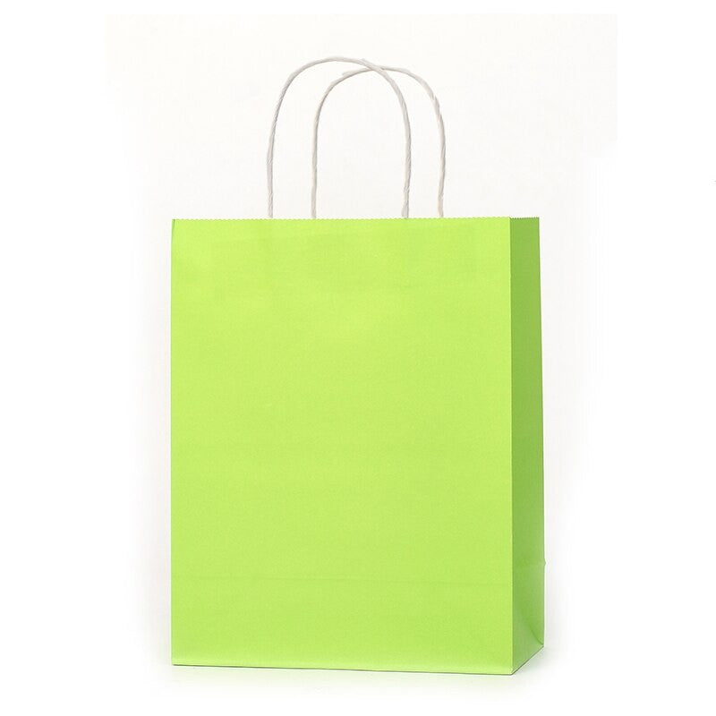 BOLSA DE REGALO KRAFT 12UNI VERDE LIMA