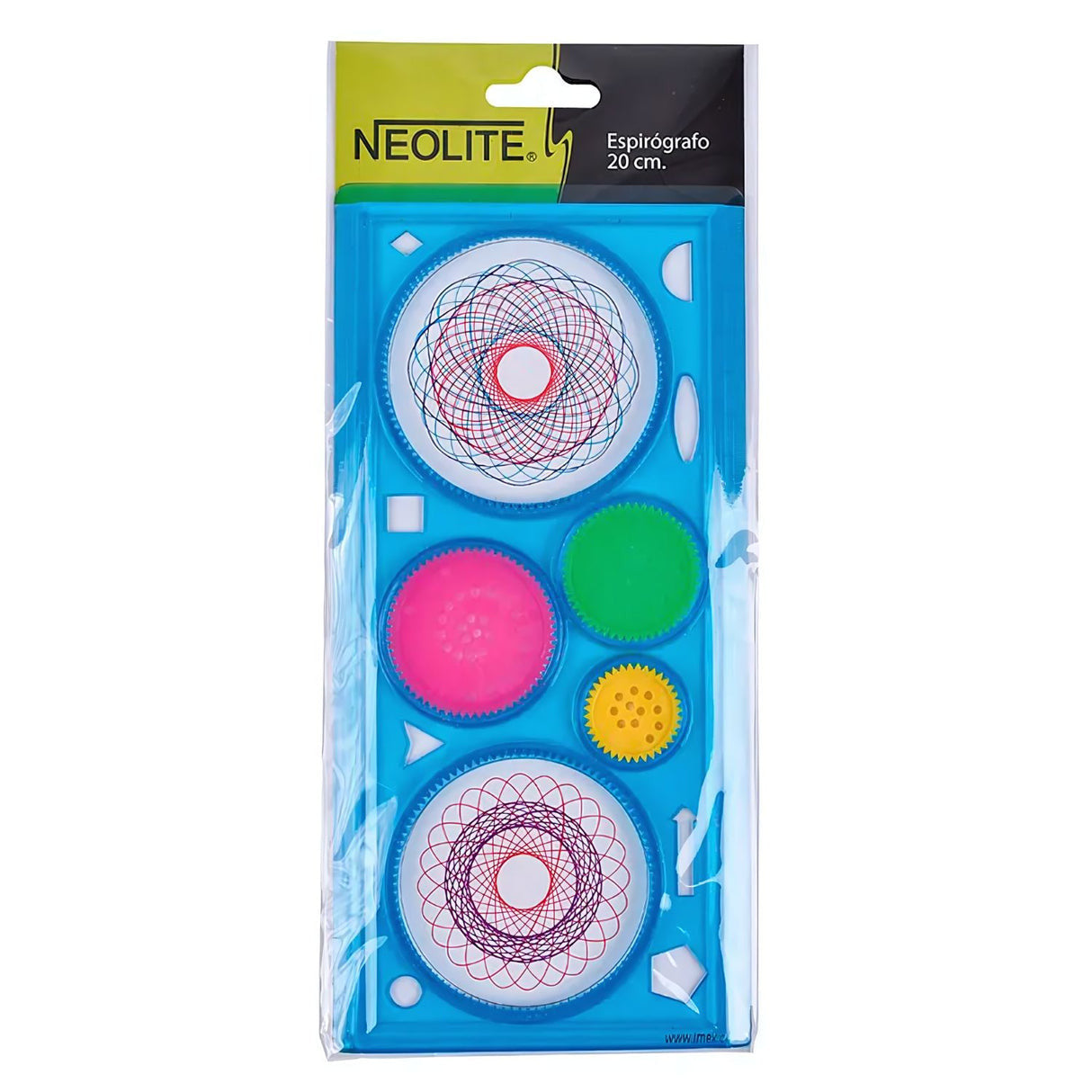 ESPIROGRAFO 20CM CON 3 DISCO, NEOLITE