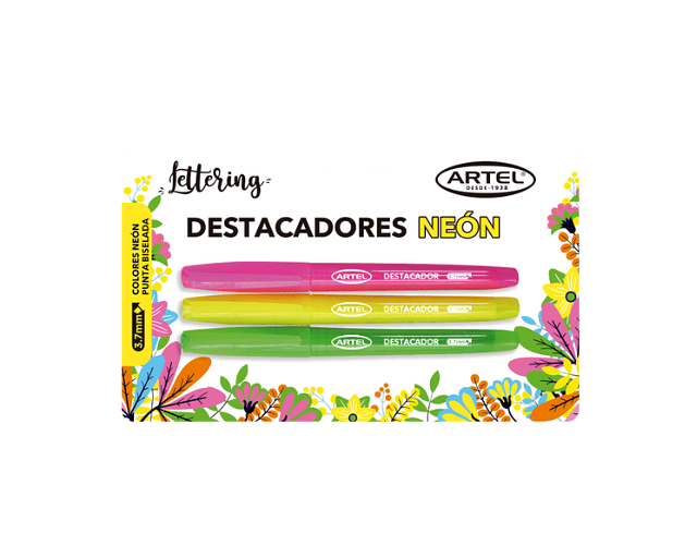 DESTACADORES x3uni NEON, ARTEL