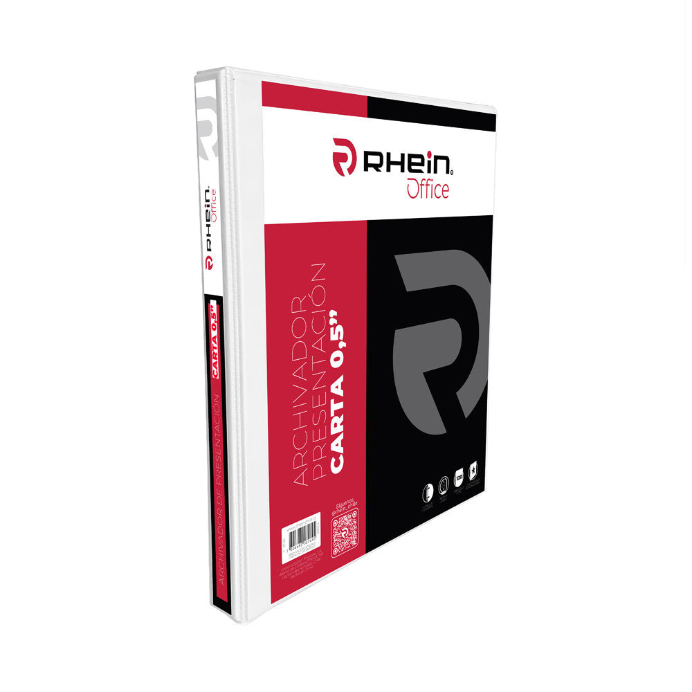 ARCHIVADOR BLANCO CARTA 0,5", RHEIN