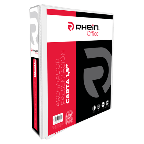 ARCHIVADOR BLANCO CARTA 1,5" RHEIN