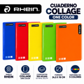 Cuaderno Rhein Collage One Color Composición 100Hjs x10 Uni