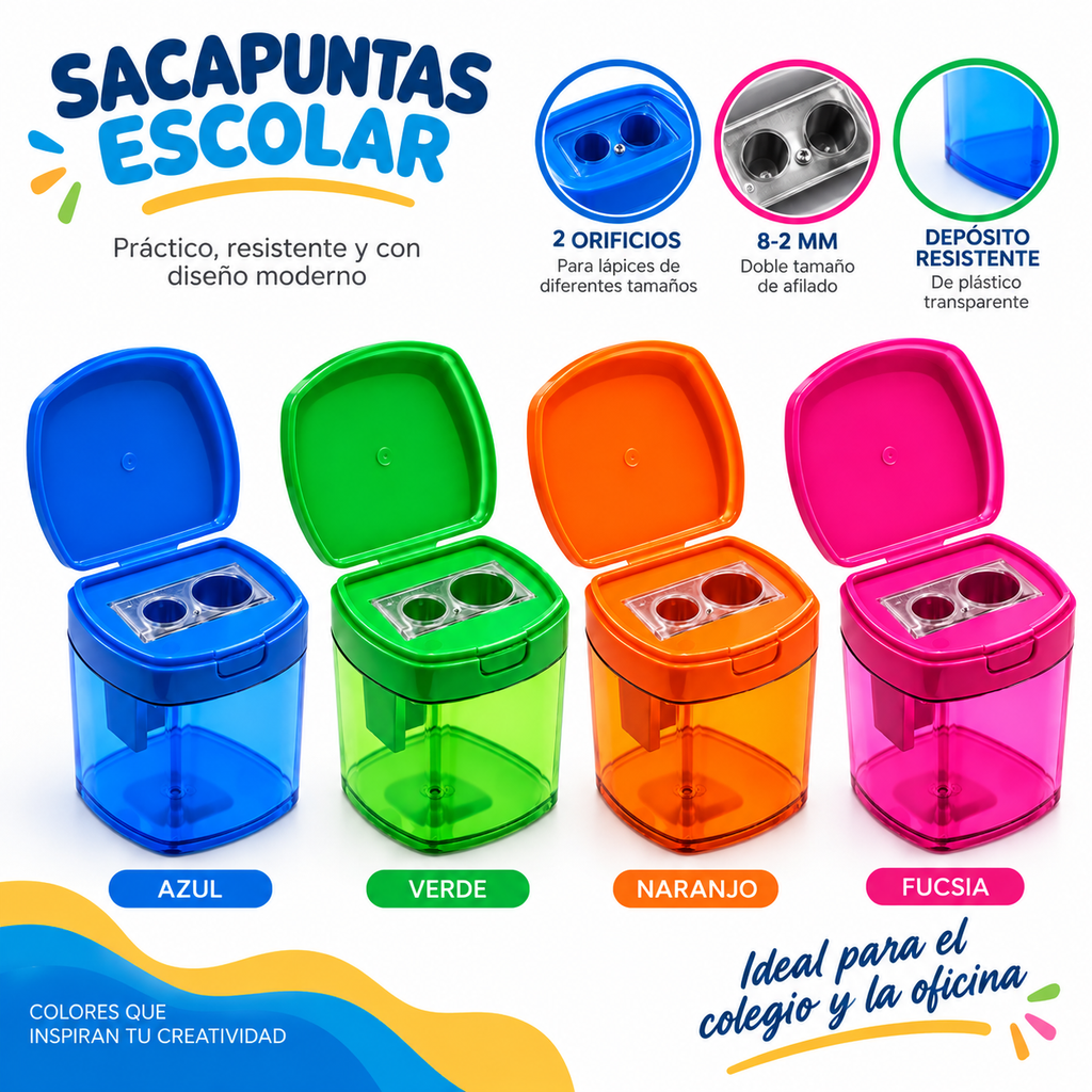 Saca Puntas Con Deposito TR-3070 36 Uni