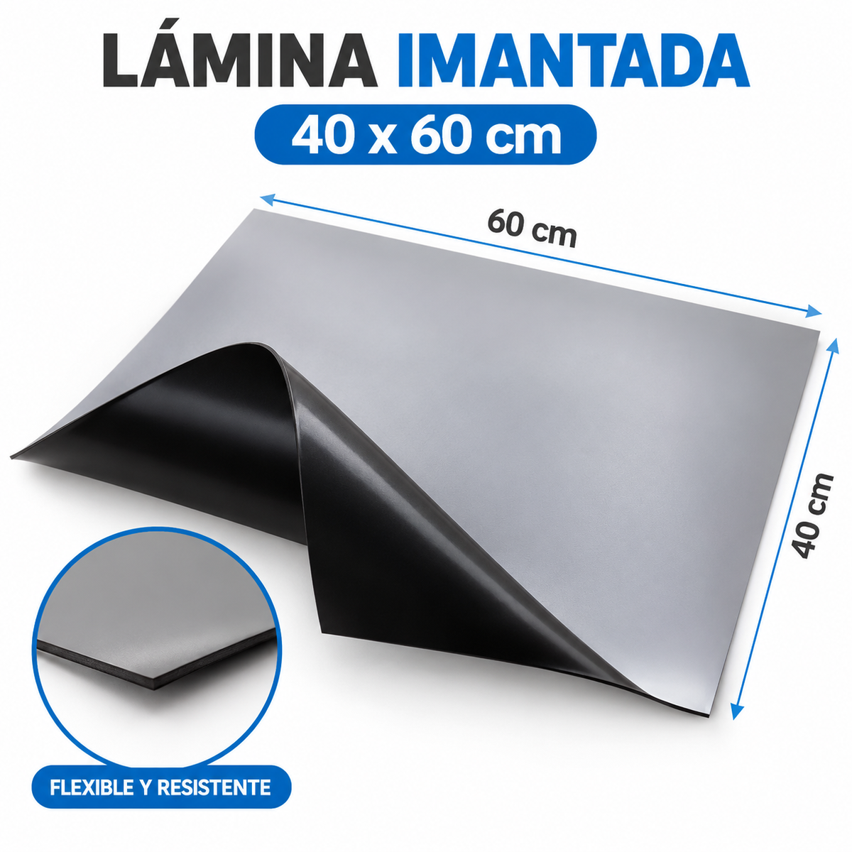 Pliego de Lamina imantada 40x60