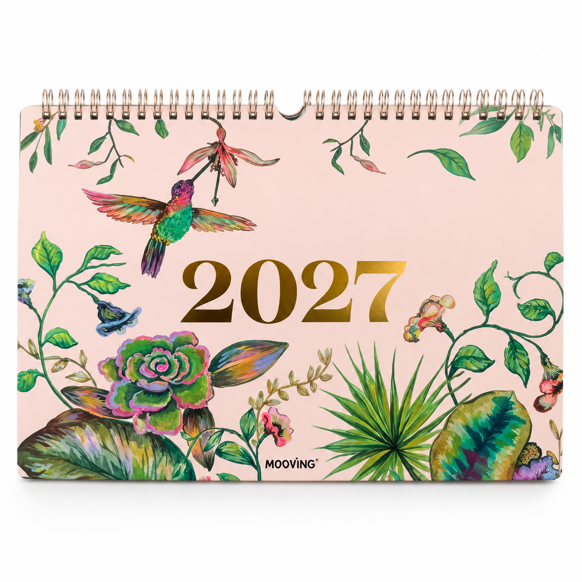 Calendario Mensual Floral 35x25