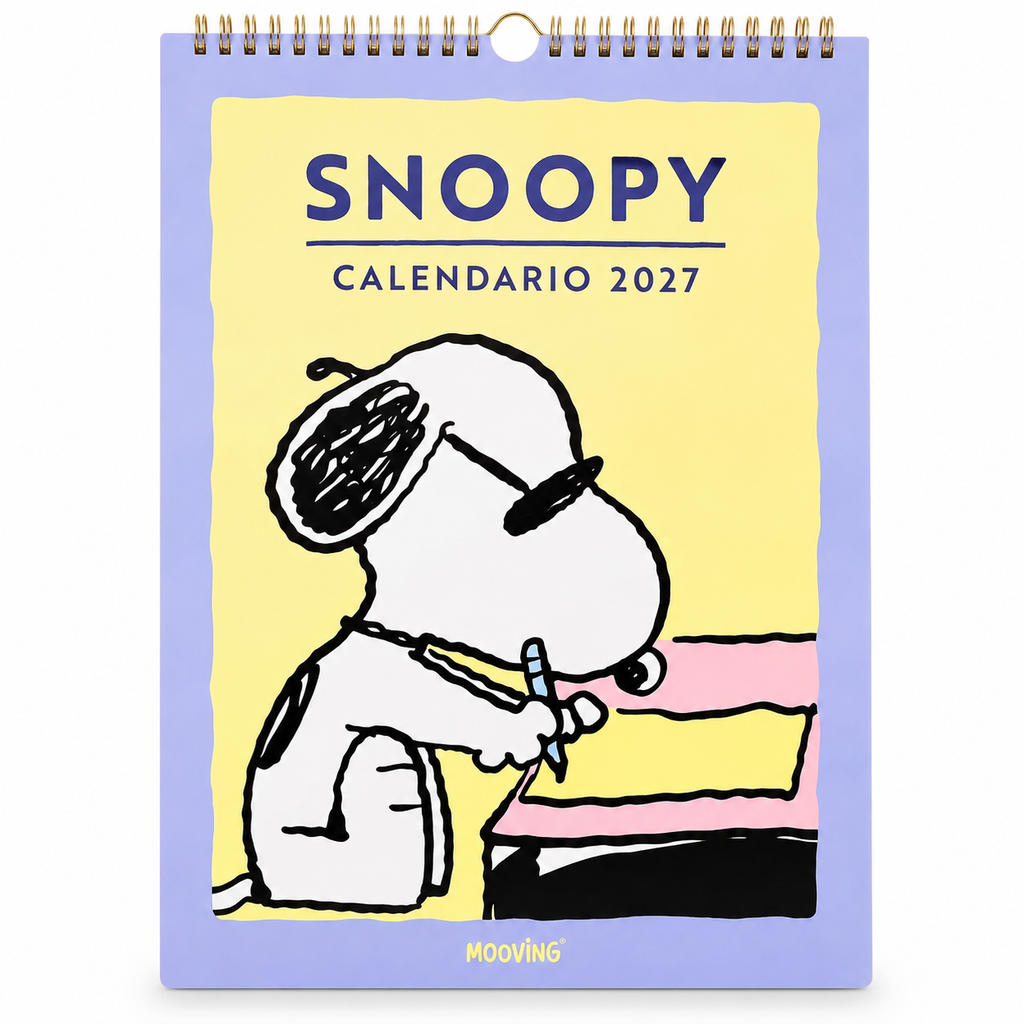 Calendario Mensual 2027 Snoopy