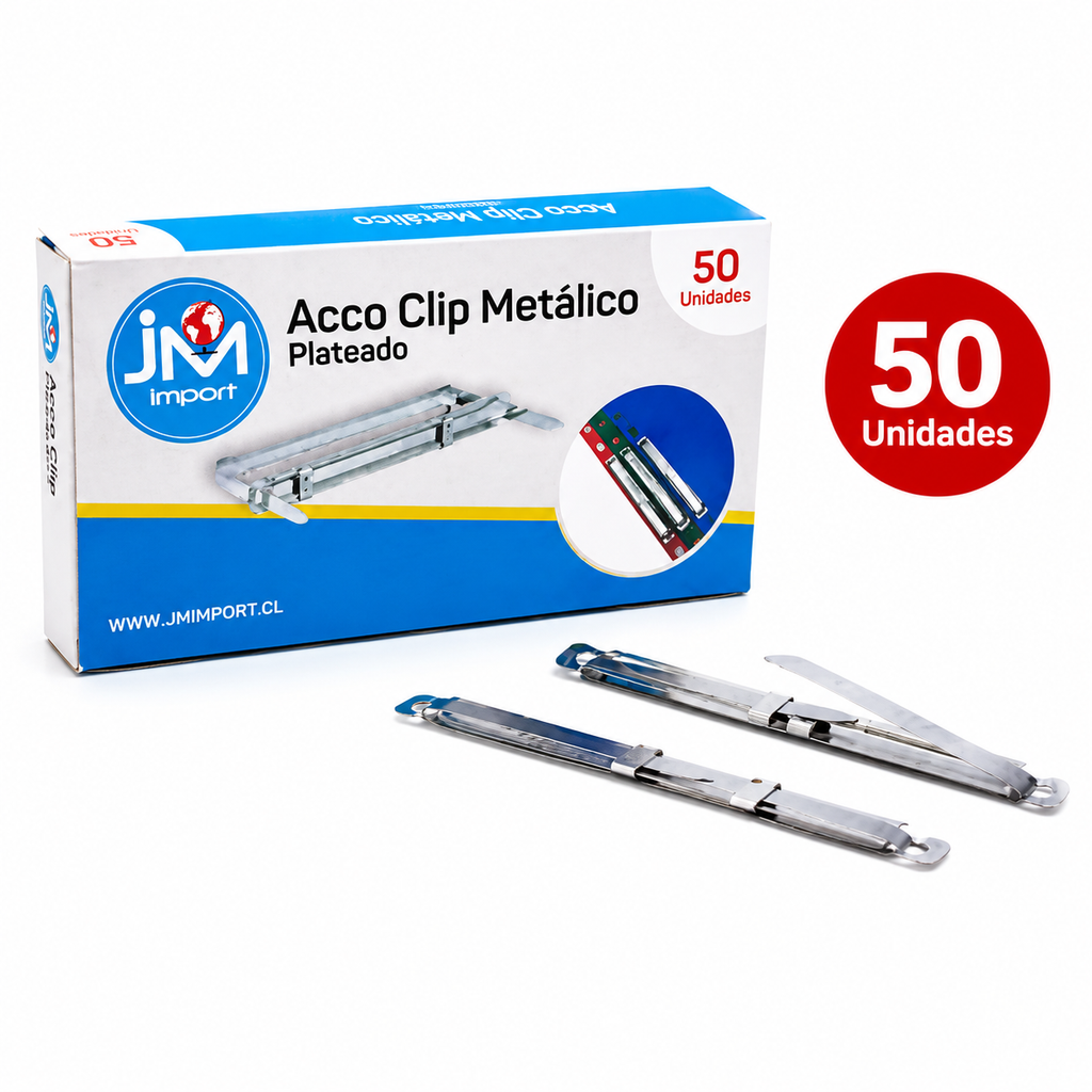ACCO CLIPS METALICO X50 UNI, JM