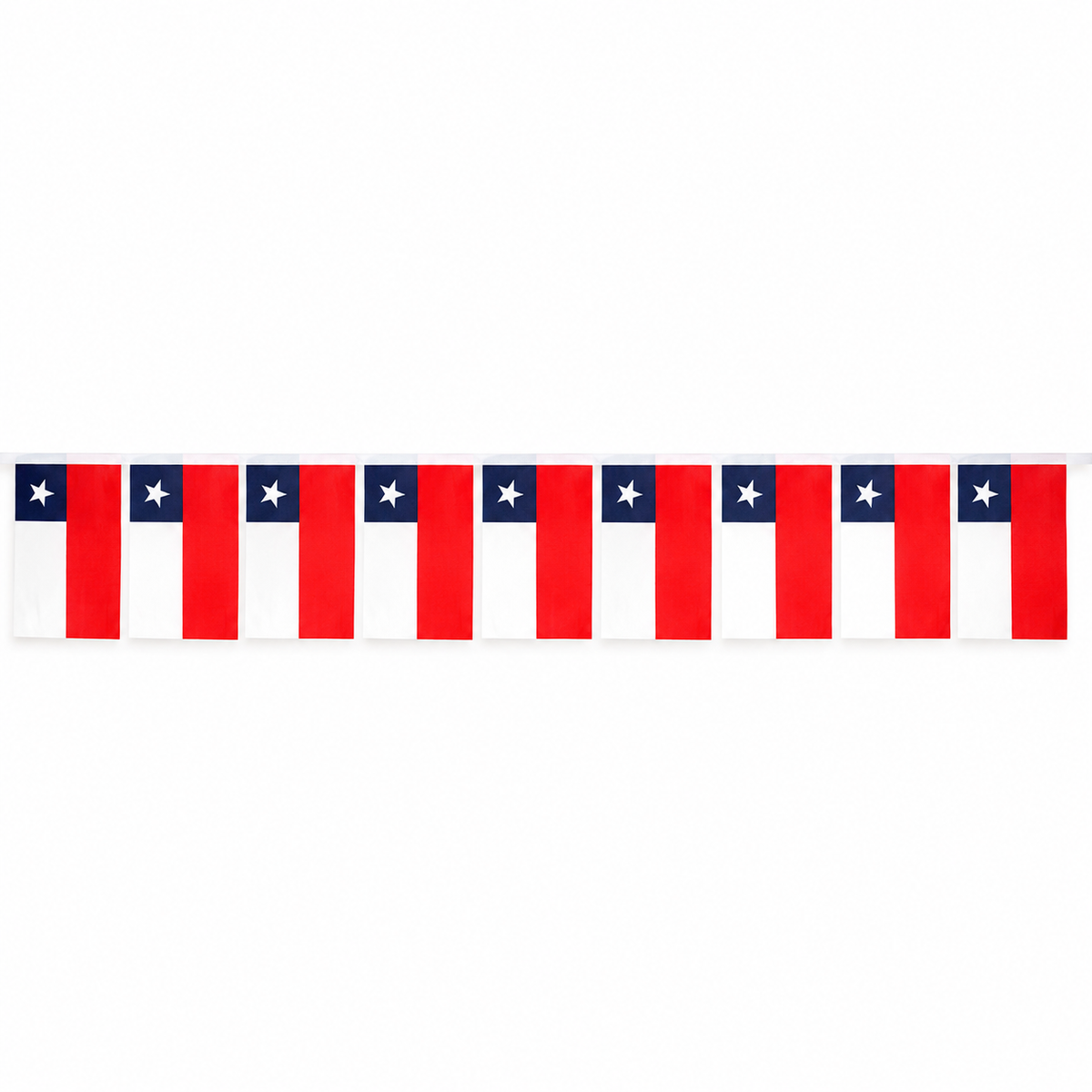 Banderas Chile Plásticos 10m