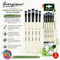 Set 5 Pinceles Planos Sinteticos