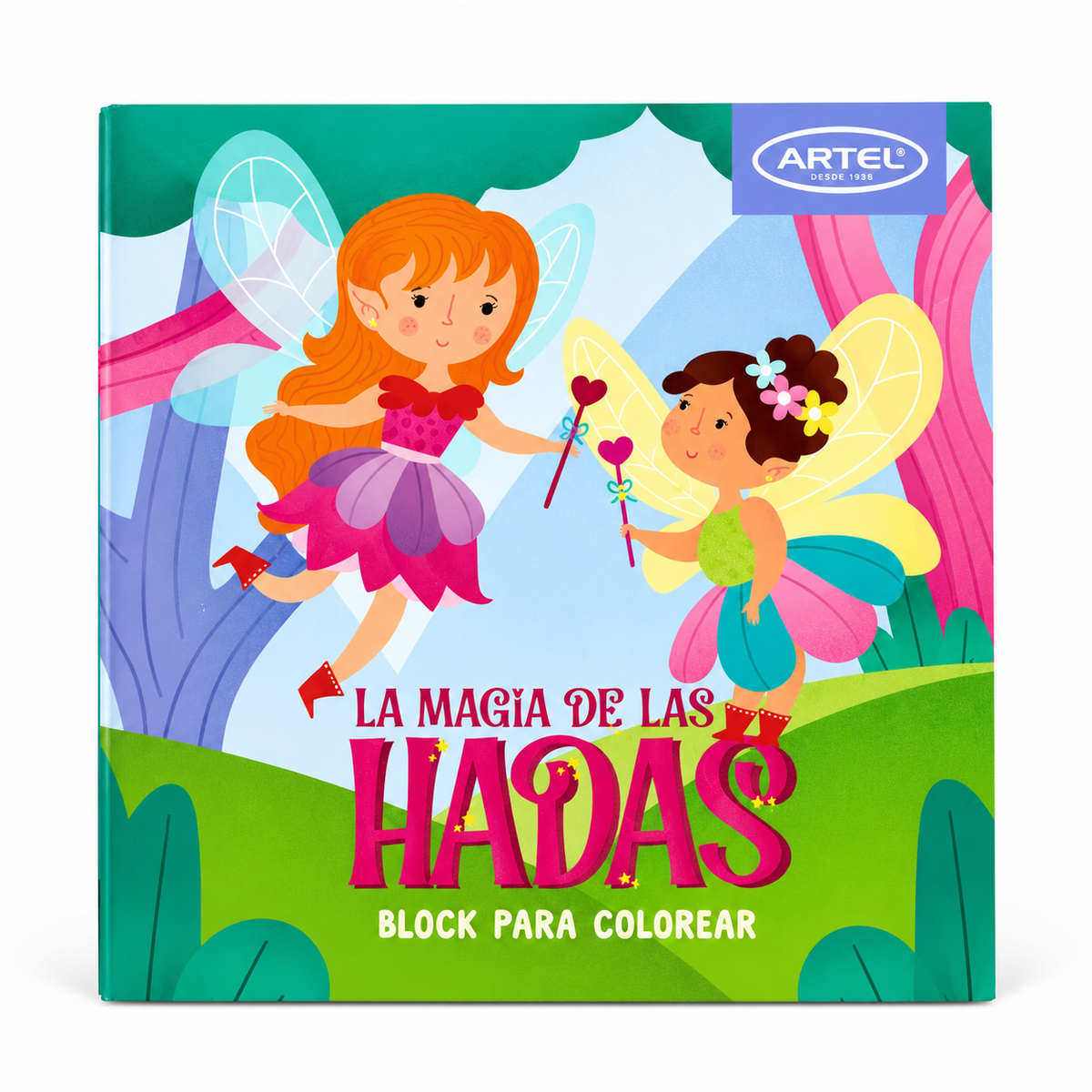 Block Para Colorear La Magia de Las Hadas