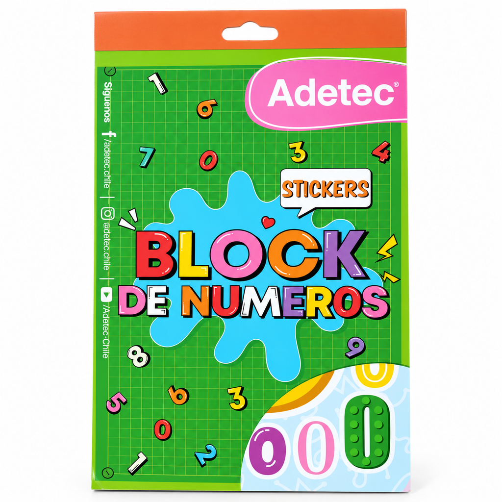 Stickers Block De Números
