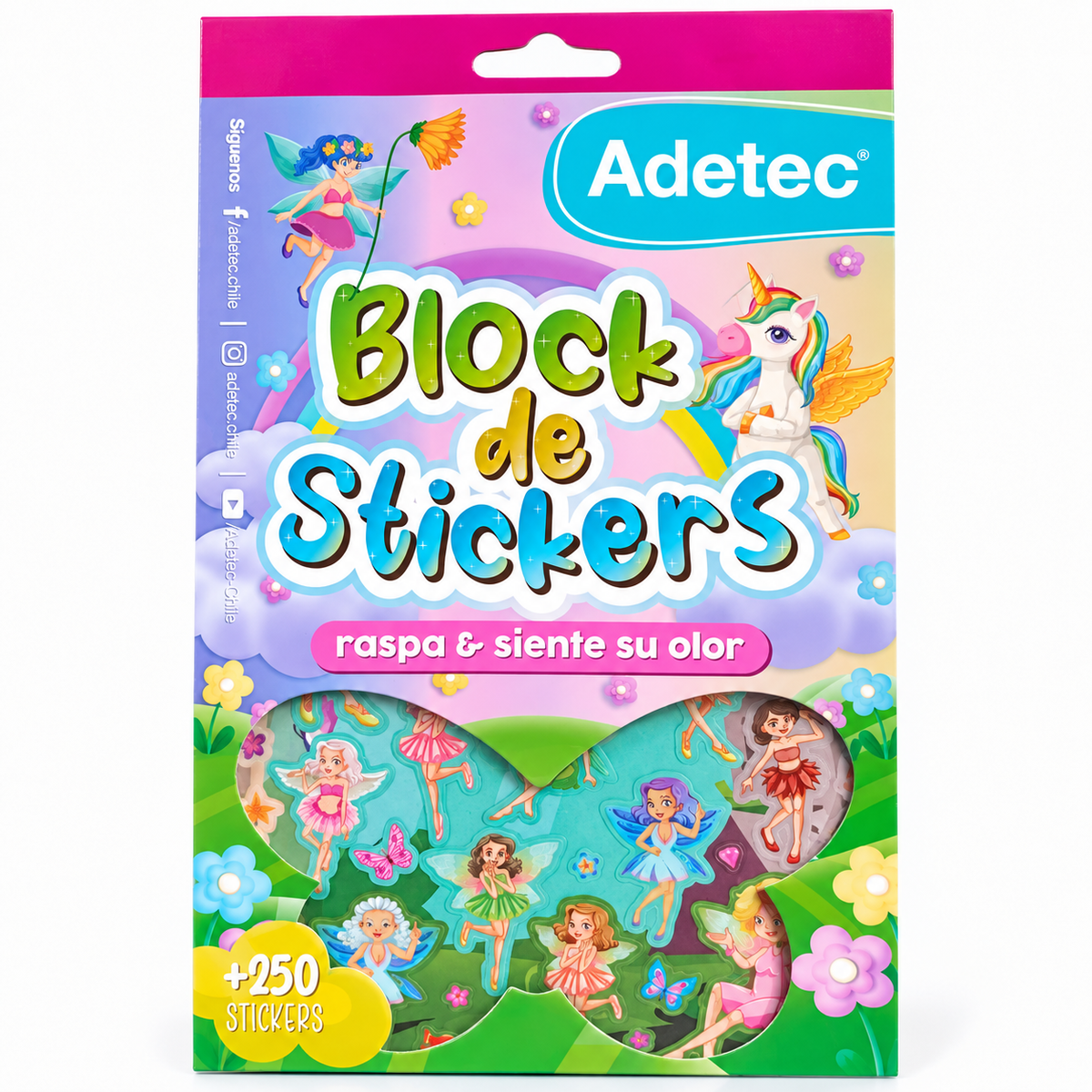 Block de Sticker Hadas y Unicornios