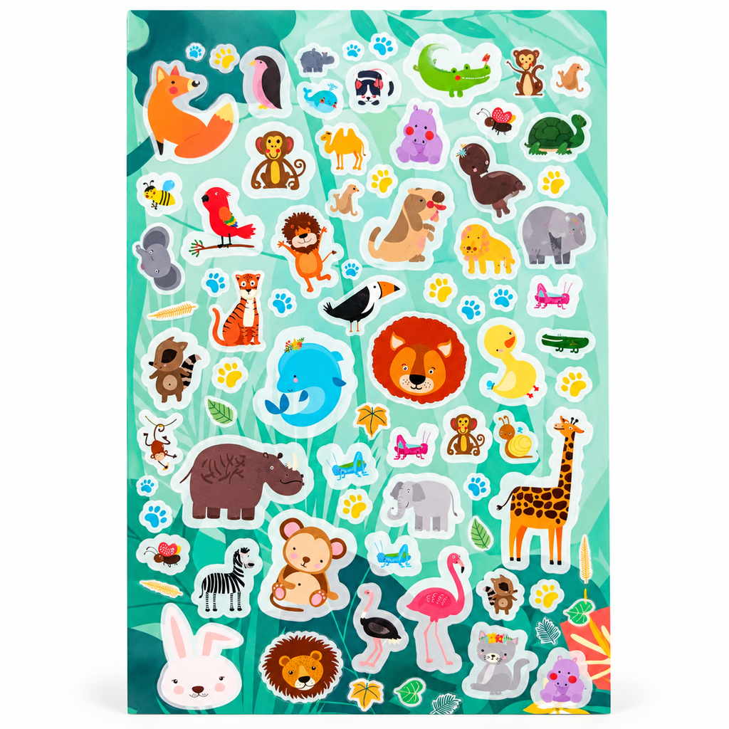 Block De Stickers Animales