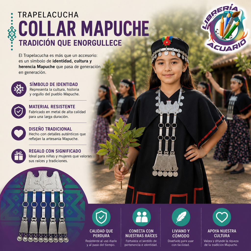 Trapelacucha Collar Mapuche