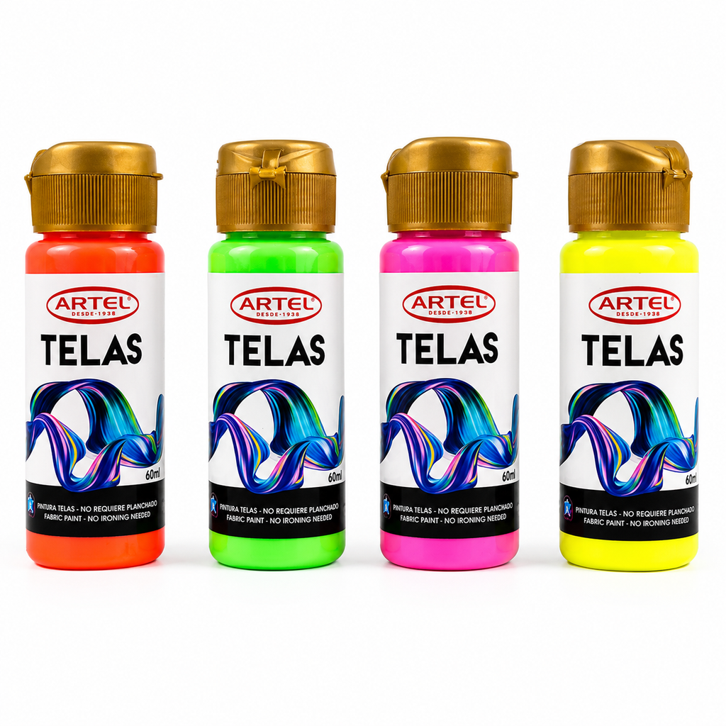 Pintura De Telas Neón 60 ml