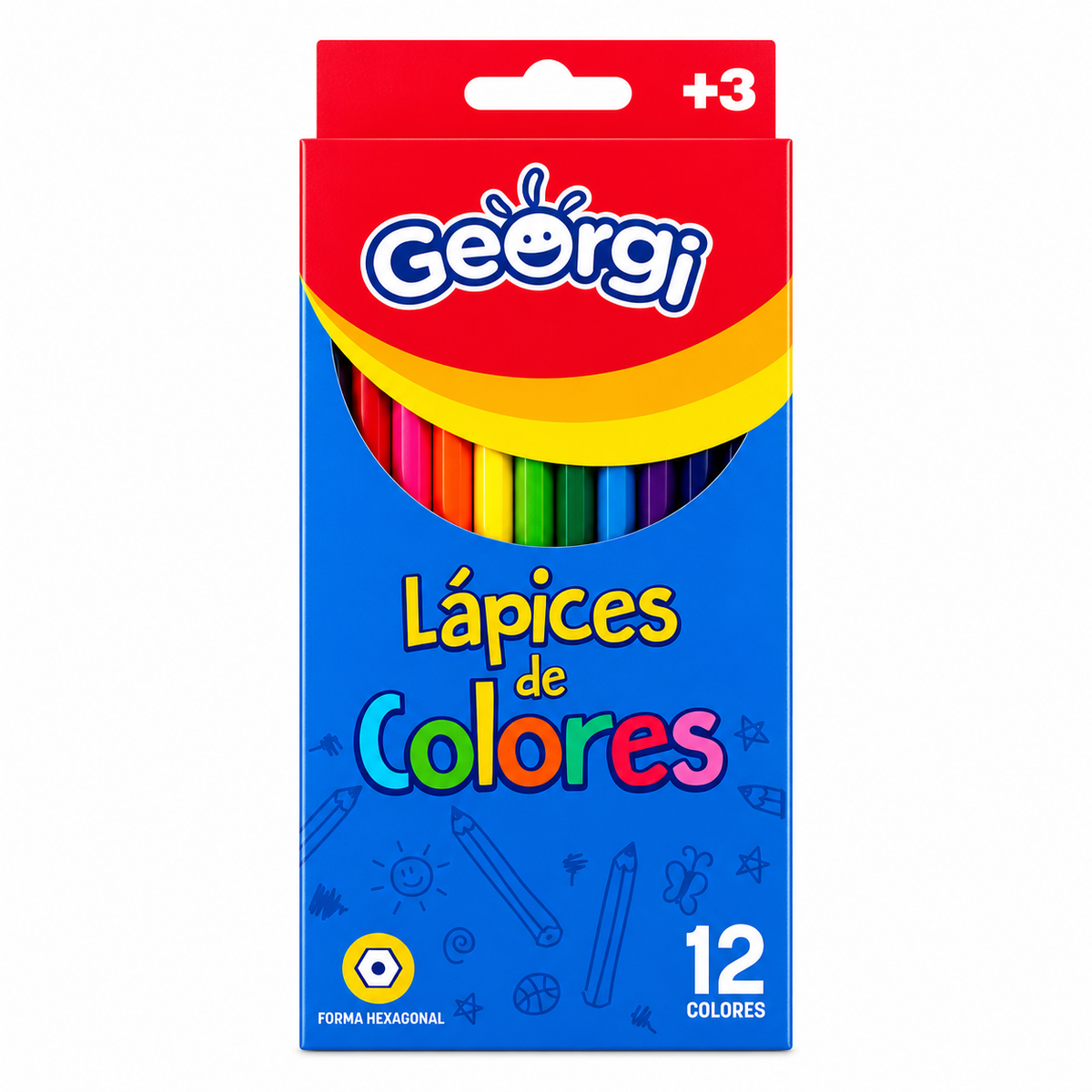 Lápiz Georgi 12 Colores