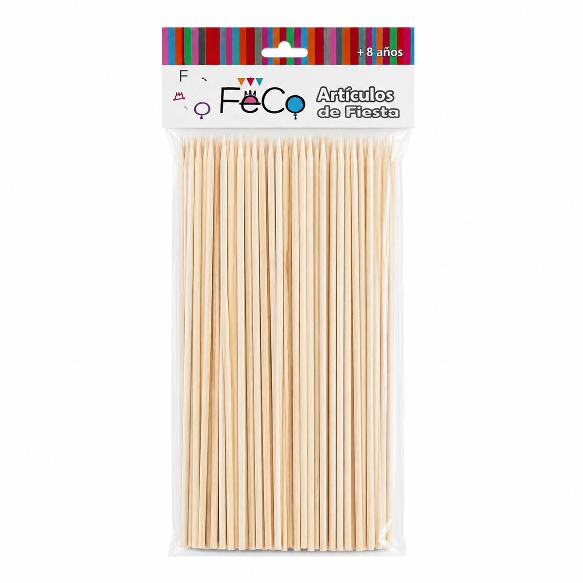 BROCHETAS DE MADERA 20CM X 100 UNI