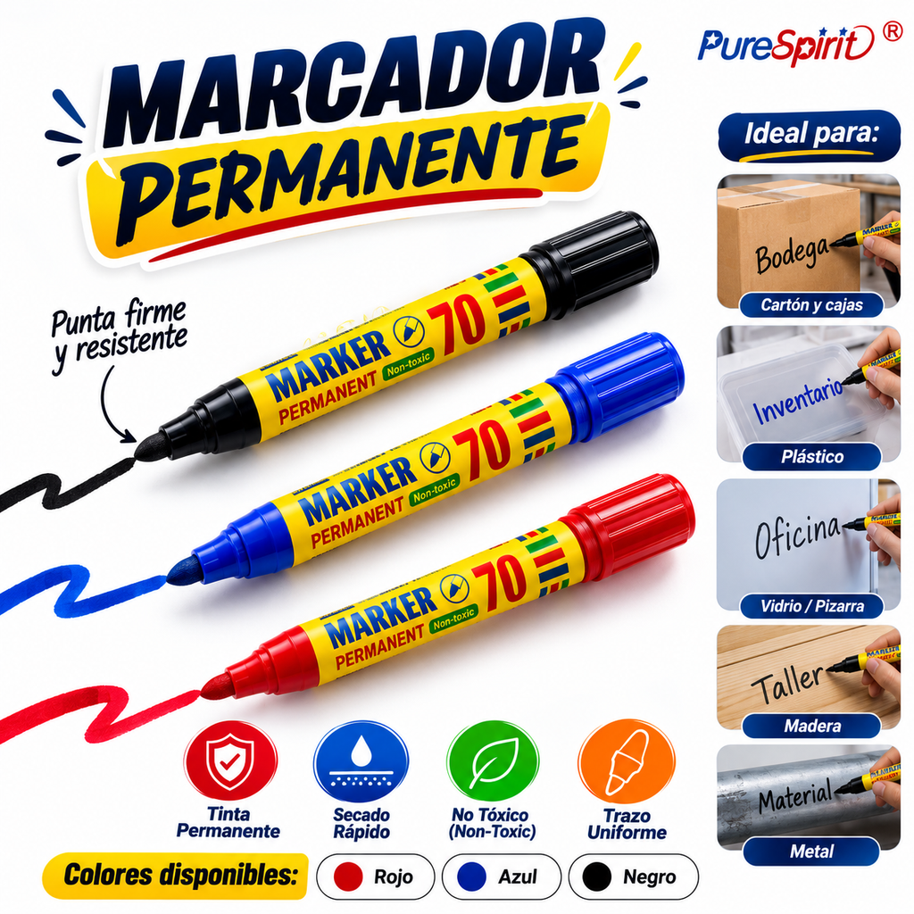 MARCADOR PERMANENTE 70  XUni