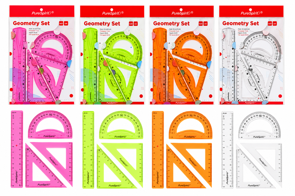Set Geometrico 4 piezas 20cm