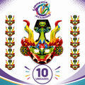 Mascara de la Tirana 10 Unidades