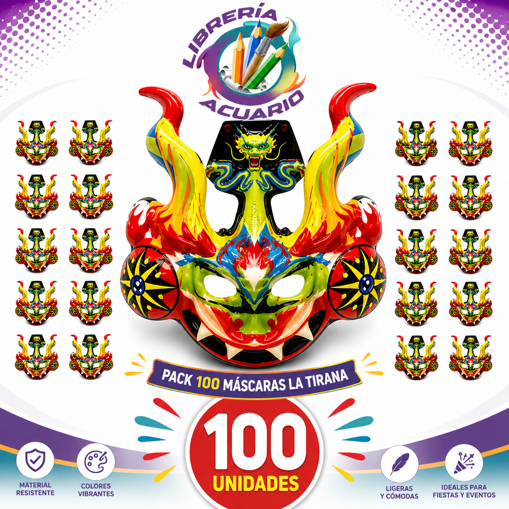 Mascara de la Tirana 100 Unidades