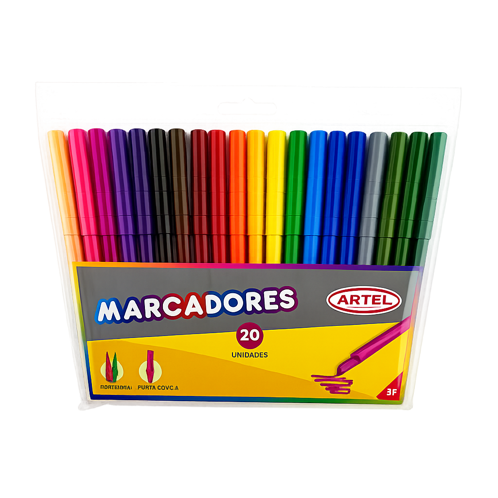 Estuche 20 Marcadores Artel