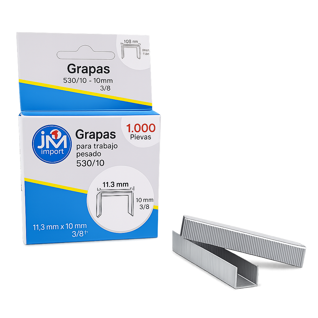 Grapas 530-10 1000uni , Jm