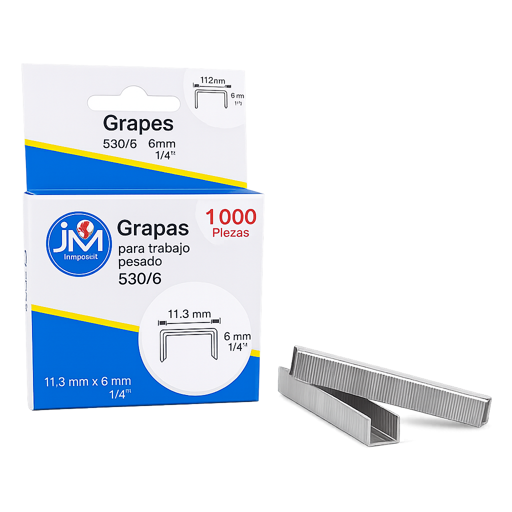 Grapas 530-6 1000uni, Jm