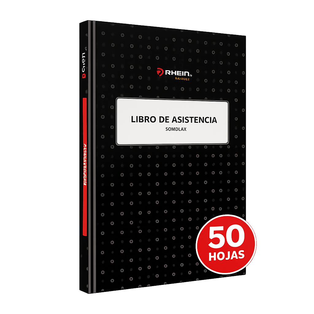 Libro De Asistencia 50hojas Rhein