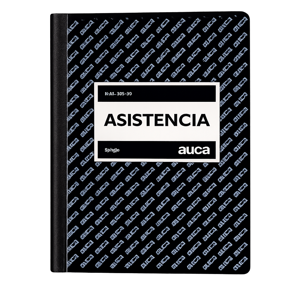 Libro De Asistencia 50 Hojas Auca