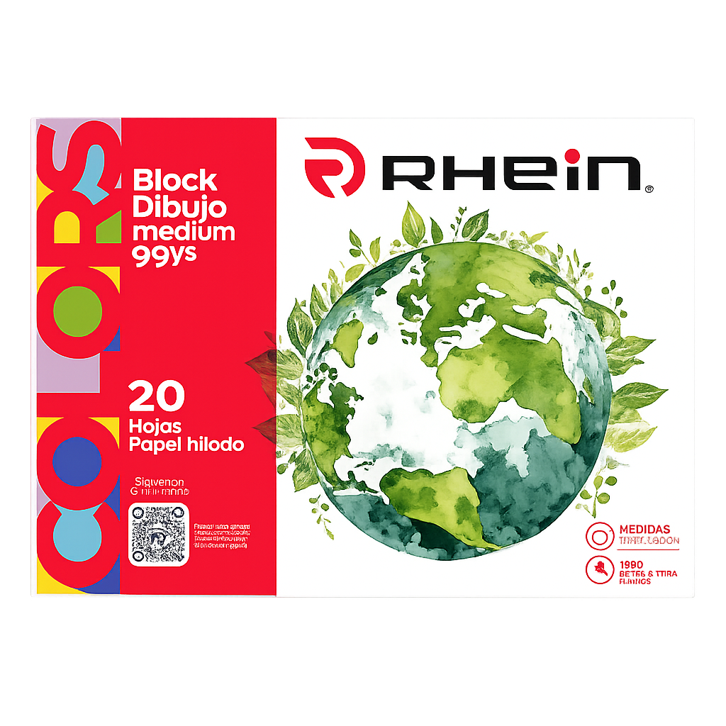 Block Dibujo Medium 99 1/8 20hojas Rhein