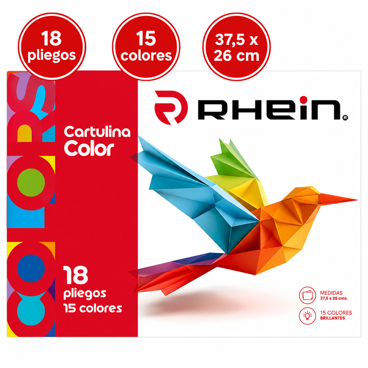 Cartulina Española Rhein 10 Colores
