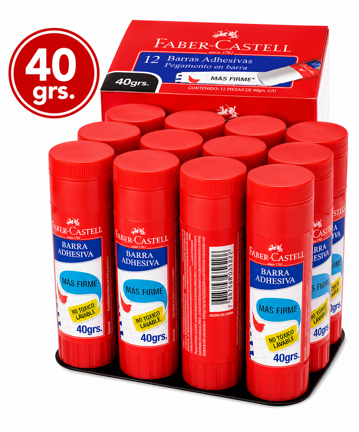 Adhesivo En Barra 40grs X12uni faber-castell