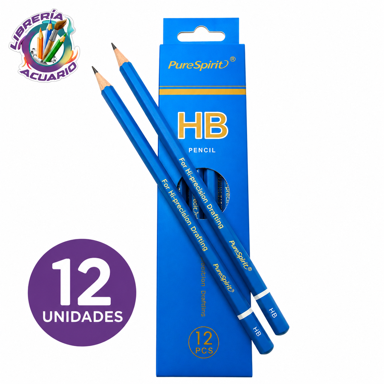 Lapiz grafito HB Caja de 12 Unidades