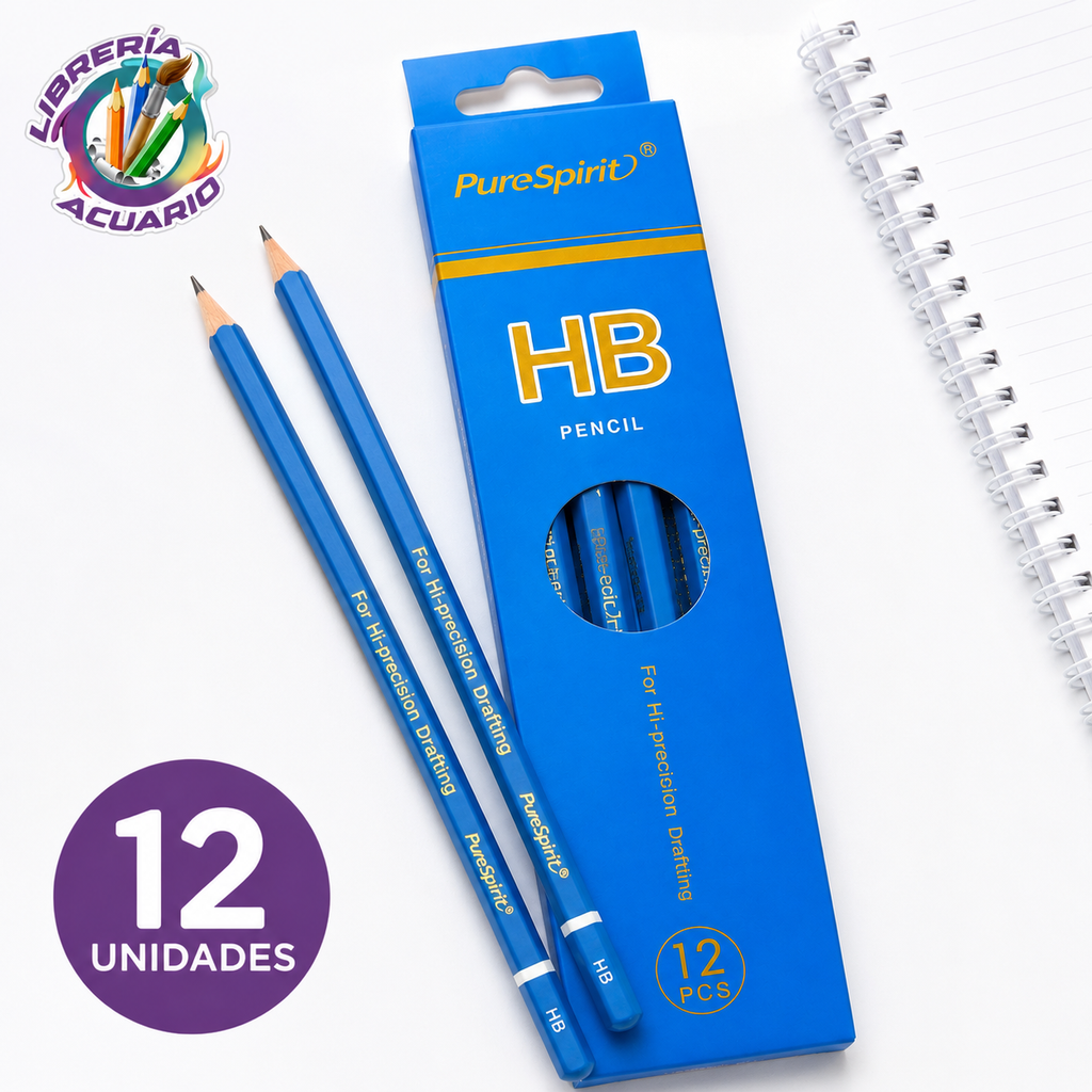 Lapiz grafito HB Caja de 12 Unidades