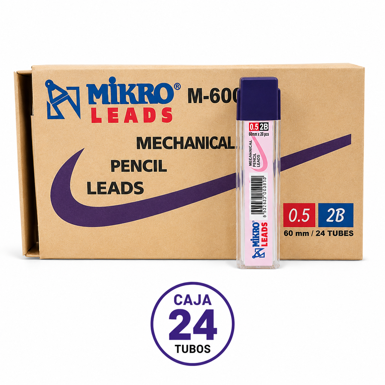 Mina 0.5 2B 24 tubos